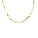 Aurafin Corp 14k Yellow Gold 20 3+1 Marine Link Chain. 5mm