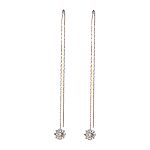 14K white gold Diamond earrings