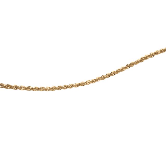 14K Gold Glitter Rope Chain