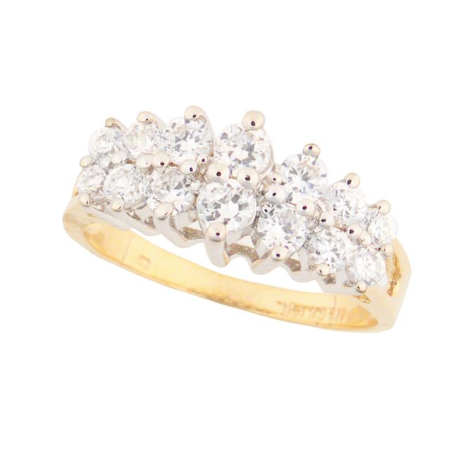1 ct. t.w.* Round Diamond Anniversary Ring in 14k Yellow Gold