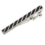 Black and Silver Tie Clip
