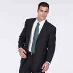 Covington Perfect Suit - Poly Wool Blend Suit Coat, Gray Window Pane