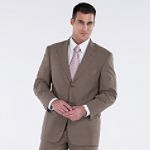 Covington Perfect Suit - Poly Wool Blend Suit Coat, Tan
