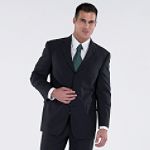 Covington Perfect Suit - Poly Wool Blend Suit Coat, Slate Blue
