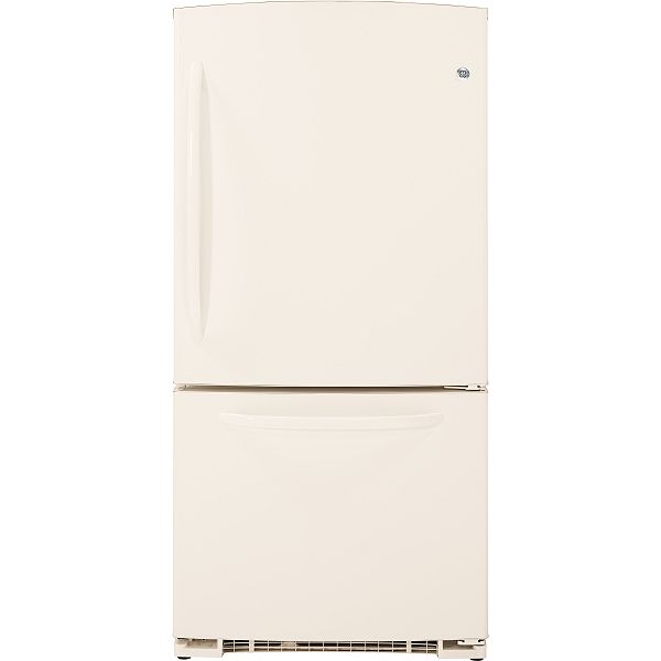 GE Bisque 20.3 cu. ft. Bottom Freezer Refrigerator (GBSC0HBX)