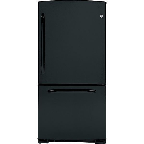 GE Black 22.9 cu. ft. Bottom Freezer Refrigerator (GBSC3HBX)
