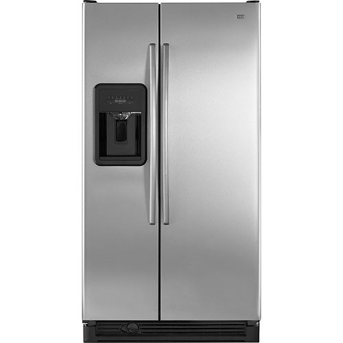 Click to buy Maytag Stainless Steel 25.2 cu. ft. Side-By-Side Refrigerator w  PUR Water Filtration (MSD2572) .