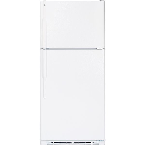 GE White 17.9 cu. ft. Top Freezer Refrigerator (GTH18KBX)