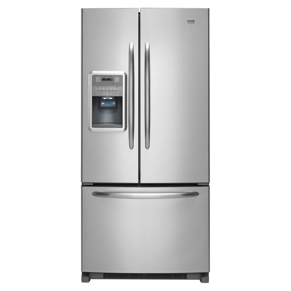 Maytag 21.8 cu. ft. Bottom Freezer Refrigerator w/ Ice & Water Dispenser
