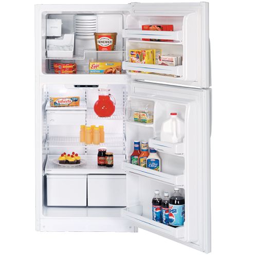 GE 18.0 cu. ft. Top Freezer Refrigerator with FrostFree System - GTS18DCP