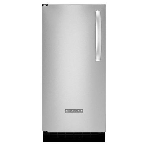 KitchenAid Stainless Steel 15 in. Built-In 50 lb. Capacity Ice Maker Freezer (KUIC15NLT)