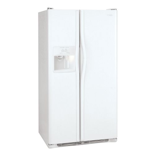 Click to buy Frigidaire White 26 cu. ft. Side-By-Side Refrigerator w  PureSource 2 Water Filtration (FRS26KF6E) .