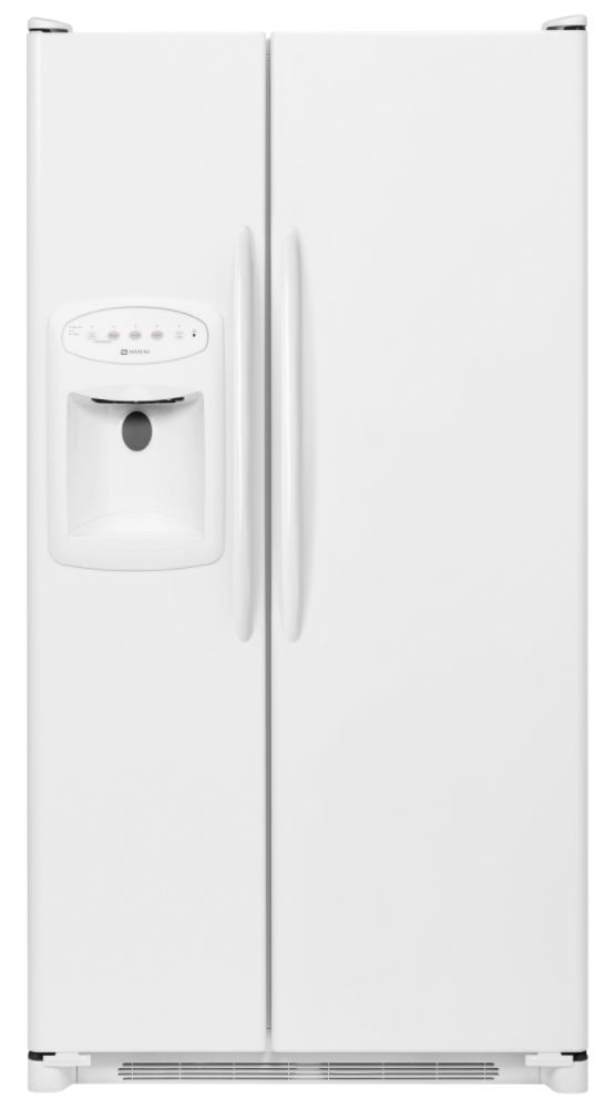 Maytag 25.6 cu. ft. Side-by-Side Refrigerators with Dual Cool System