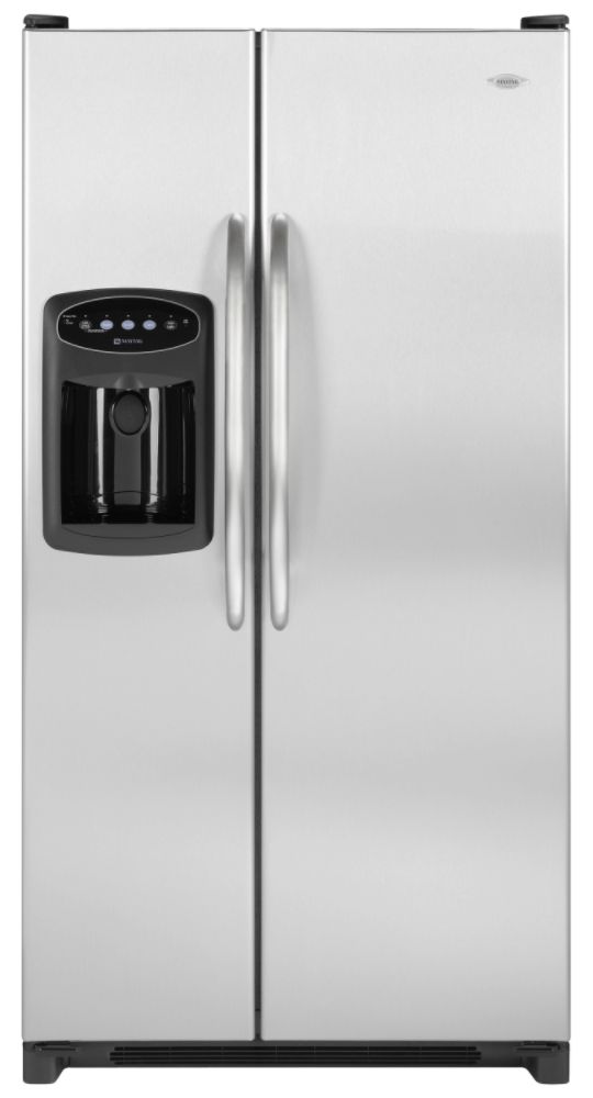 Maytag 25.6 cu. ft. Side-by-Side Refrigerators with Dual Cool System