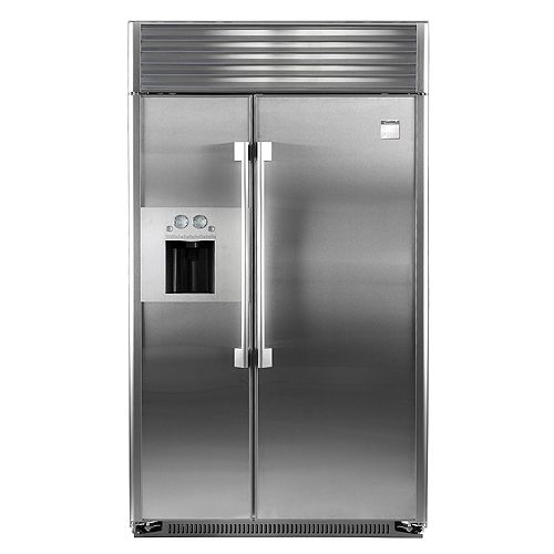 Kenmore PRO Stainless Steel 29.5 cu. ft. Side-By-Side Built-In Refrigerator (4048) by 