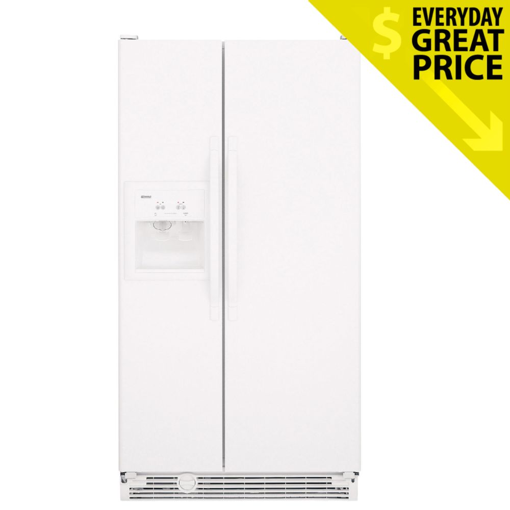 Kenmore 25.1 cu. ft. Side-By-Side Refrigerator with Push Button Filter