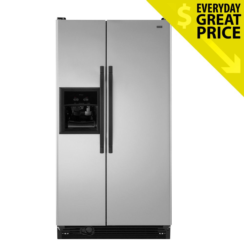Kenmore 25.1 cu. ft. Side-By-Side Refrigerator with Push Button Filter