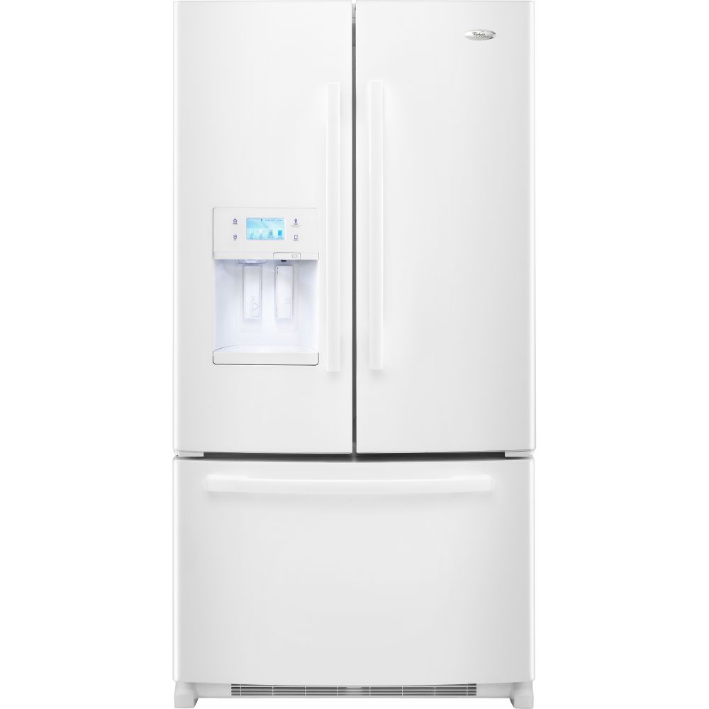 Whirlpool 26.6 cu. ft. Bottom Freezer Refrigerator w/ Ice & Water Dispenser