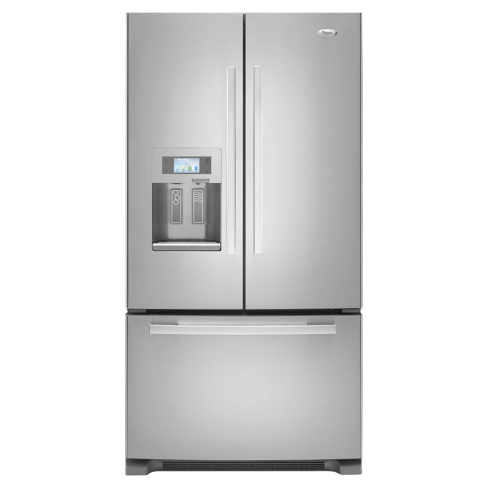 Whirlpool 26.6 cu. ft. Bottom Freezer Refrigerator w/ Ice & Water Dispenser