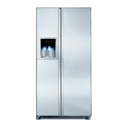 Click to buy Frigidaire Gallery Black 22.6 cu. ft. Side-By-Side Refrigerator (FGTC2349K) .