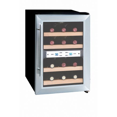 Vinotemp 12 Bottle Thermo-Electric Wine Cooler. - VT-12TEDS-2Z by 