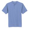 Big Men's Short Sleeve 3-Button Jersey Henley