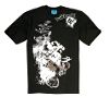 Wckd Young Men's Skull with Birds Tee
