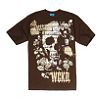Wckd Young Men's Skull & Rose Tee