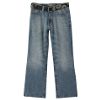 Men's Premium Boot Cut Jeans with Belt