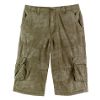 Men's Printed Cargo Short with Side Velcro Pockets