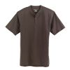 Big Men's Short Sleeve Jersey Henley Shirt