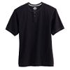 Men's Short Sleeve Solid Henley Top