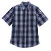 Men's Short Sleeve Plaid Shirt