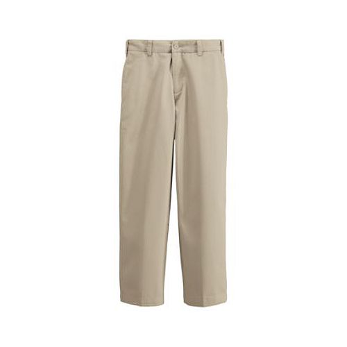 Lands' End Boys' Plain Front Stain & Wrinkle Resistant Chino Pants