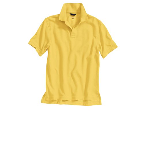 Lands' End Uniform Little Kids' Short Sleeve Solid Mesh Polo Shirt