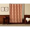 Paprika Paisley Fabric Shower Curtain