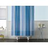 Nautical Stripe Fabric Shower Curtain