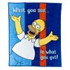 Simpsons Geo Retro Throw