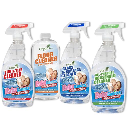 BabyGanics 4 Case Mixed Pack - Unscented