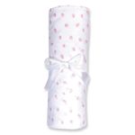 Click here to buy Trend Lab Baby Pink Dot Crib Sheet by Trend Lab.