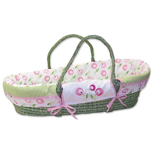 Trend Lab Baby Tulip Moses Basket Set by 