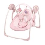Boppy Rock In Comfort Travel Swing-Pink Torn Stripe