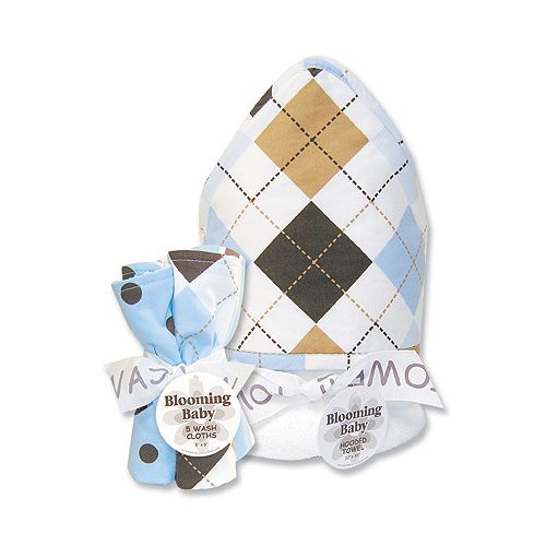 Trend-Lab Prep School Blue Hooded Towel & Wash... by