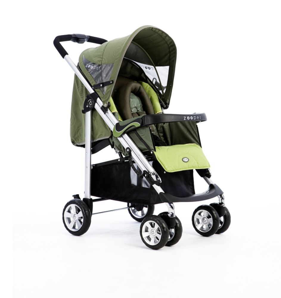 Zooper Waltz Baby Stroller, Olive Waves