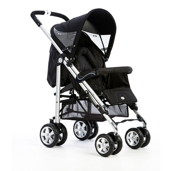 Zooper Bolero Baby Stroller, Black Waves