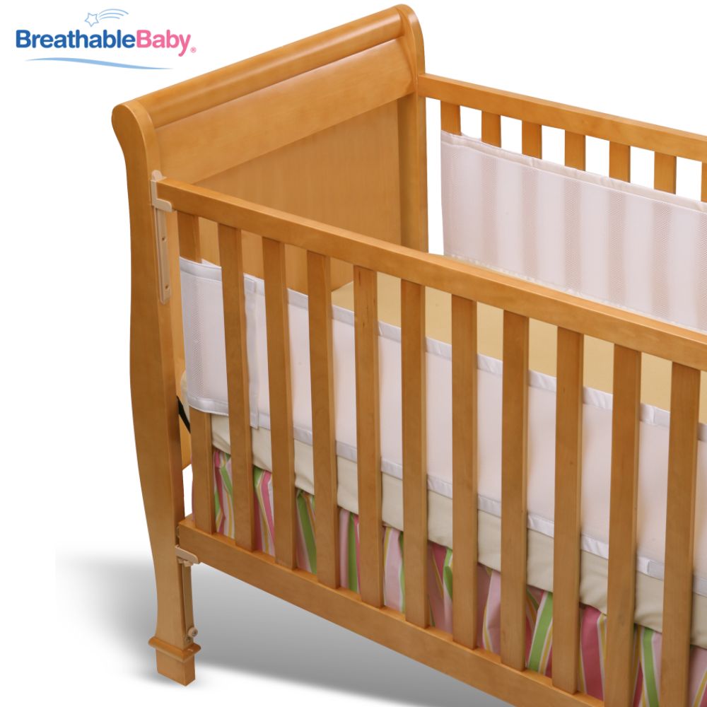 BreathableBaby Bumper - white
