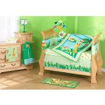 Fisher-Price Rainforest Jungle Stripe Bedding 4 Pc. Set