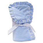 Click here to buy Trend Lab Baby Caterpillar Ruffle Stripe Blanket by Trend Lab.