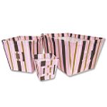 Trend Lab Baby Maya Stripe Set of 3 Storage Bins by Trend Lab