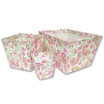 Trend Lab Baby Paisley Park Set of 3 Storage Bins by Trend Lab
